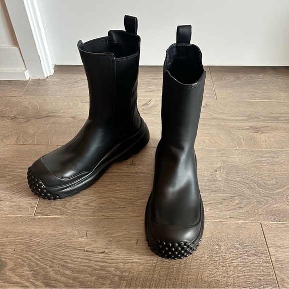 Brand New Black Leather Ankle Boots - Picture 5 of 5